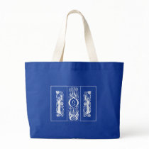 Beardsley Angels Monogram Tote Bag