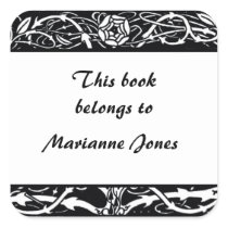 Beardsley Border Elegant Bookplate