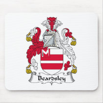 Beardsley Family Crest Mouse Mats