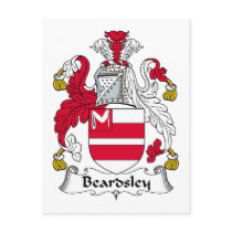 Beardsley Family Crest Postcards