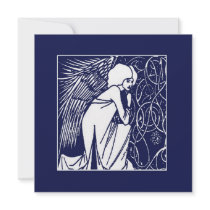 Beardsley Nouveau Angel Holiday Cards