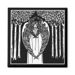 Beardsley Nouveau Angel Magnet