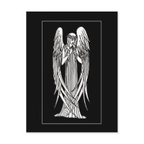Beardsley Nouveau Angel Post Card