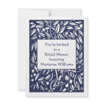 Beardsley Nouveau Bridal Shower Invitation