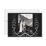 Beardsley Nouveau Knight & Lady Response Card Invitation