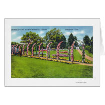 Beardsley Park View of the Botanical Gardens Greeting Cards