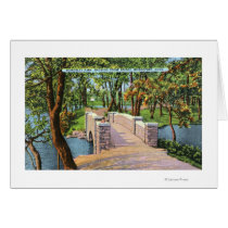 Beardsley Park View of the Stone Bridge Greeting Cards