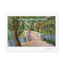 Beardsley Park View of the Stone Bridge Postcards