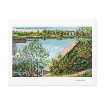 Beardsley Park Water Falls Scene Postcards