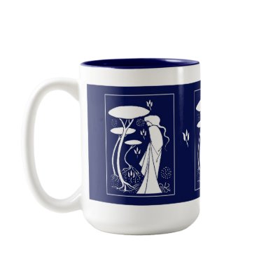 Beardsley Sorceress leFay Mug by debinSC