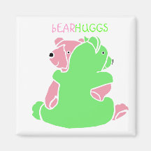 " bEARHUGGS " Fridge Magnets