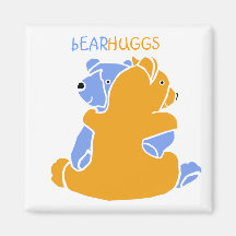 " bEARHUGGS " Refrigerator Magnet