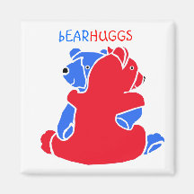 " bEARHUGGS " Refrigerator Magnets