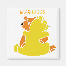 " bEARHUGGS " Refrigerator Magnets