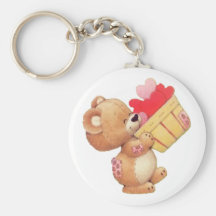 Bearing Hearts Keychain