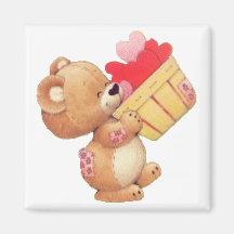 Bearing Hearts Magnet