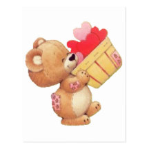 Bearing Hearts Postcards