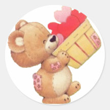 Bearing Hearts Stickers