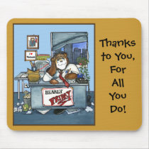 Bearly Friday Mouse Pad