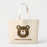bears godless killing machines humour funny tshirt bags