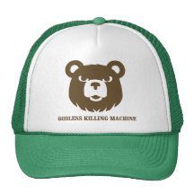 bears godless killing machines humour funny tshirt hats