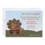 Bears Hayride Invitation