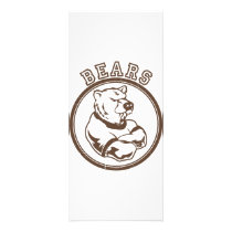 Bears Mascot rack cards