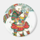 Bears on Skates Magnet