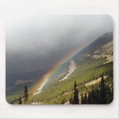 Beartooth Mountain Rainbow Mousepad by PhotoJoeVa