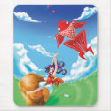 Beary Blustery Day mousepad