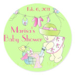 Beary Busy Baby Shower Stickers