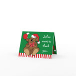 Beary Christmas Birthday Thank You Note