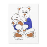 Beary Hug Post Card