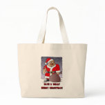 Beary Merry Christmas totebag