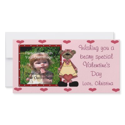 Beary Special Valentine Bear Card by craftycorner