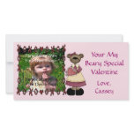 Beary Special Valentine Card Custom Photo Card