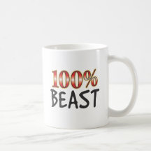 Beast 100 Percent Coffee Mug