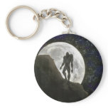 Beast at Full Moon Keychains