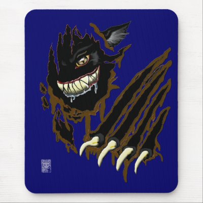 beastie mouse pads by wolffreeborn