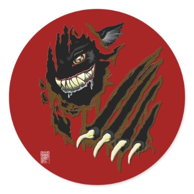 beastie sticker by wolffreeborn