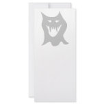 Beasty! Ghoul Monster, Evil Grin. Grey. Custom rack cards