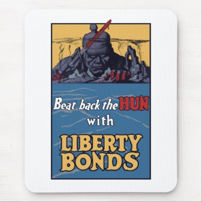 Beat Back The Hun With Liberty Bonds Mousepad by parrow1978