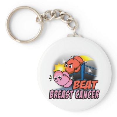 Beat Breast Caner Key Chains by thamagikal1