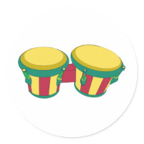 Beat Round Stickers