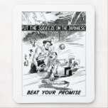 Beat Your Promise Cartoon mousepads