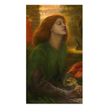 Beata Beatrix - Dante Gabriel Rossetti Business Card