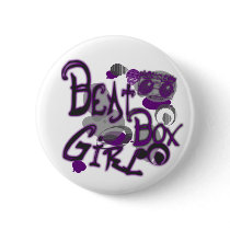 Beatbox Girl Button