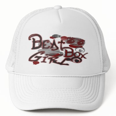 Beatbox Girl R Hat by Method77