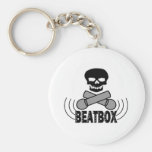 Beatbox Skull & Crossbone Mics Key Chains