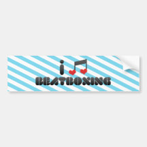 Beatboxing Bumper Sticker